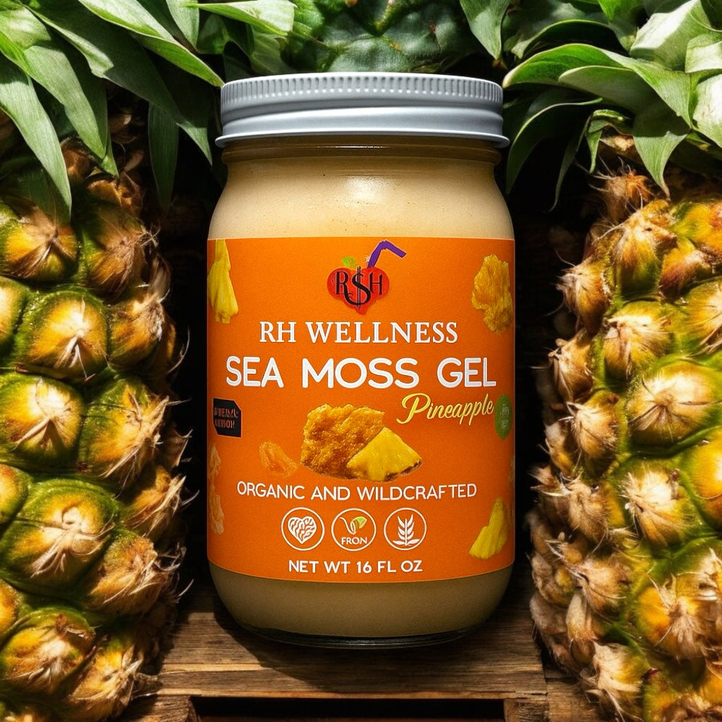 Pineapple Sea Moss Gel/ RH Wellness- 16 oz