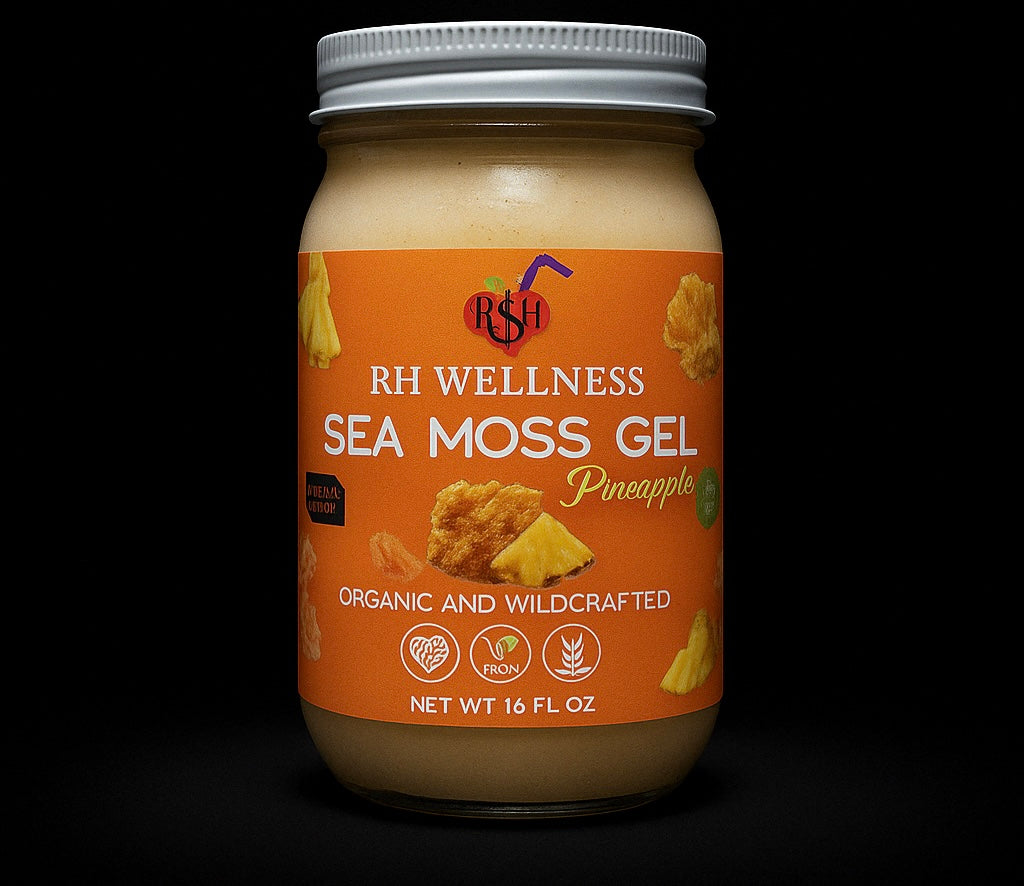 Pineapple Sea Moss Gel/ RH Wellness- 16 oz