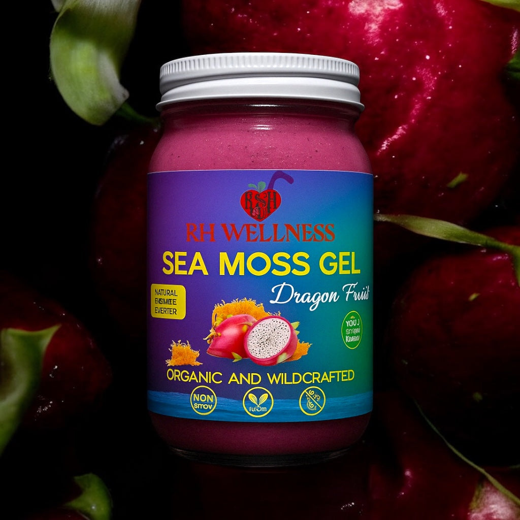 Dragon Fruit Sea Moss Gel/ RH Wellness - 16 oz